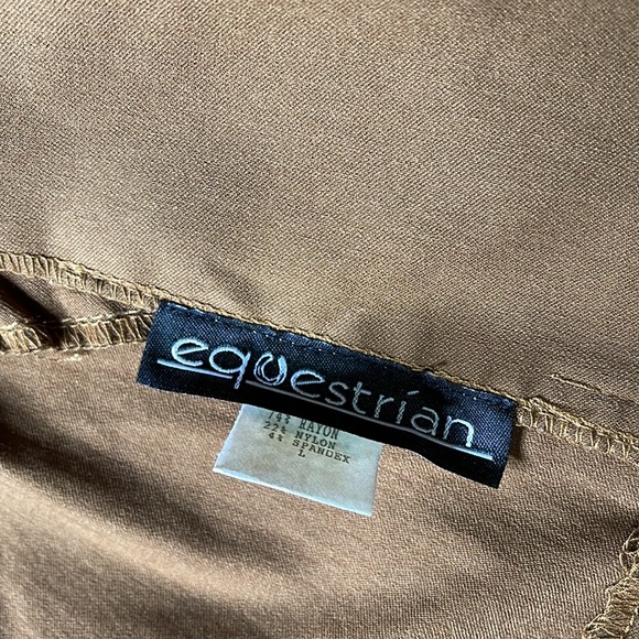Vintage Equestrian Designs Brown Coat Women’s Large - Picture 3 of 6